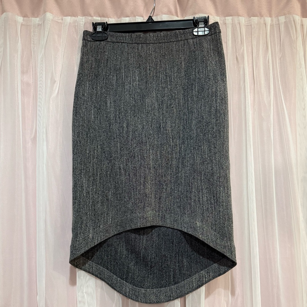Office Wear Gray Women's Skirt